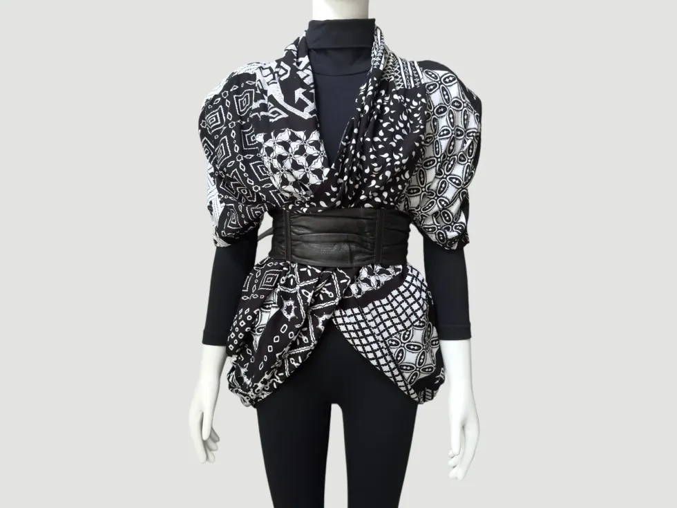 shirt with shoulder pads