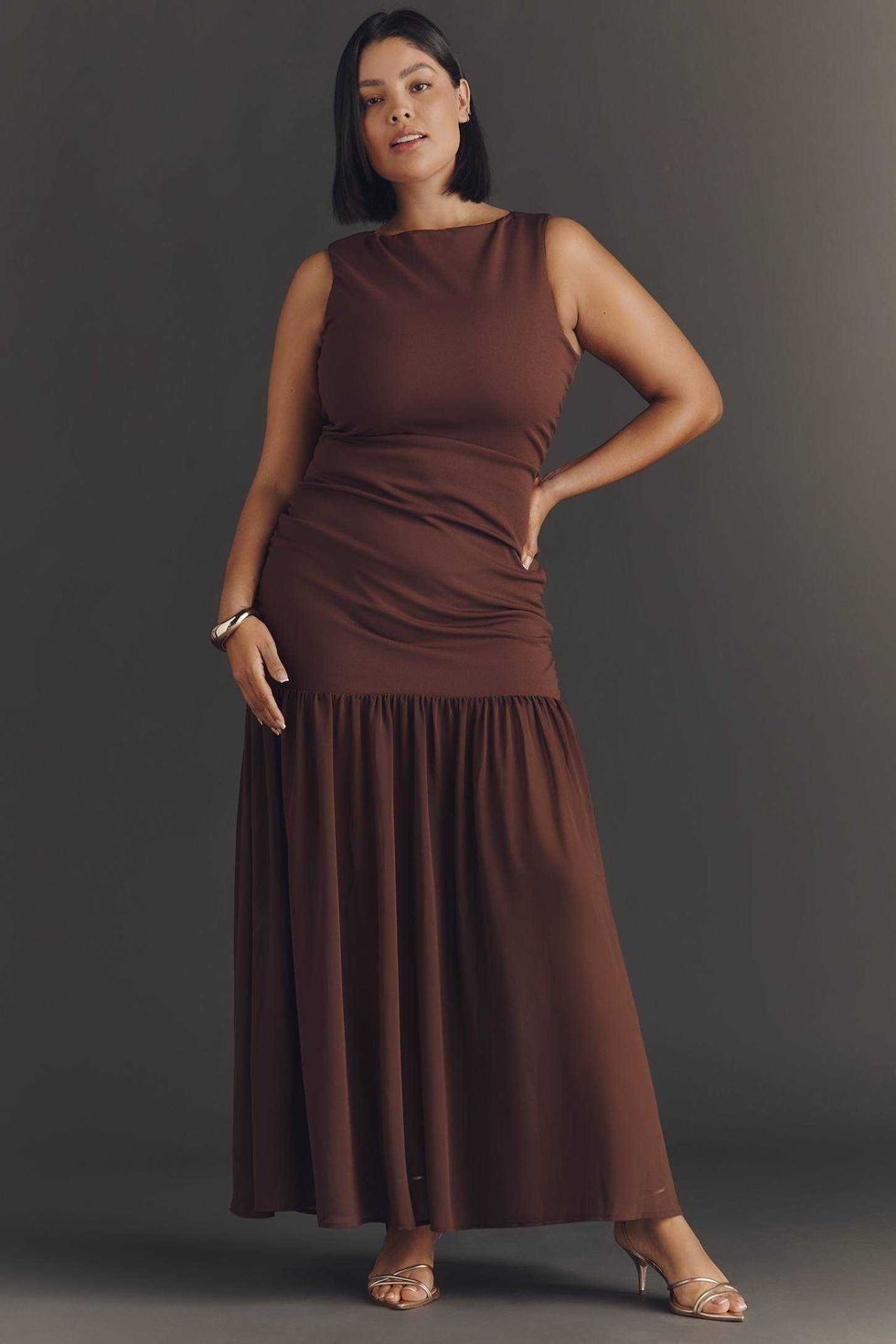 Show Me Your Mumu Aria Plus Strapless Maxi Dress