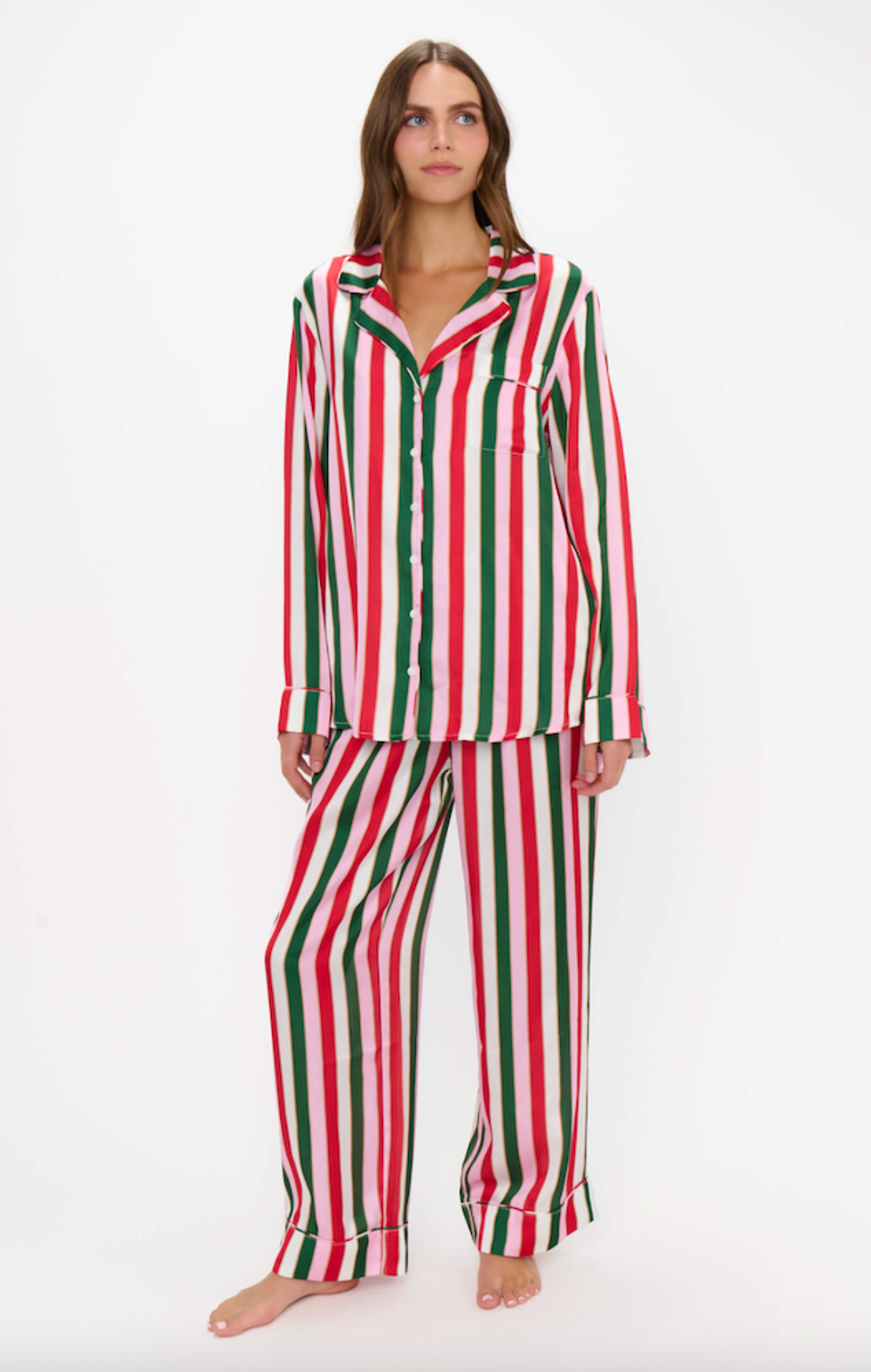 Show Me Your MuMu Jolly Stripes Silky Classic PJ Set