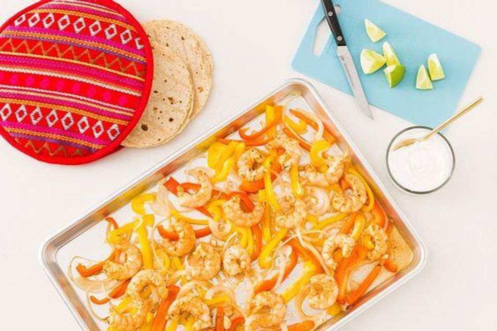 shrimp fajitas