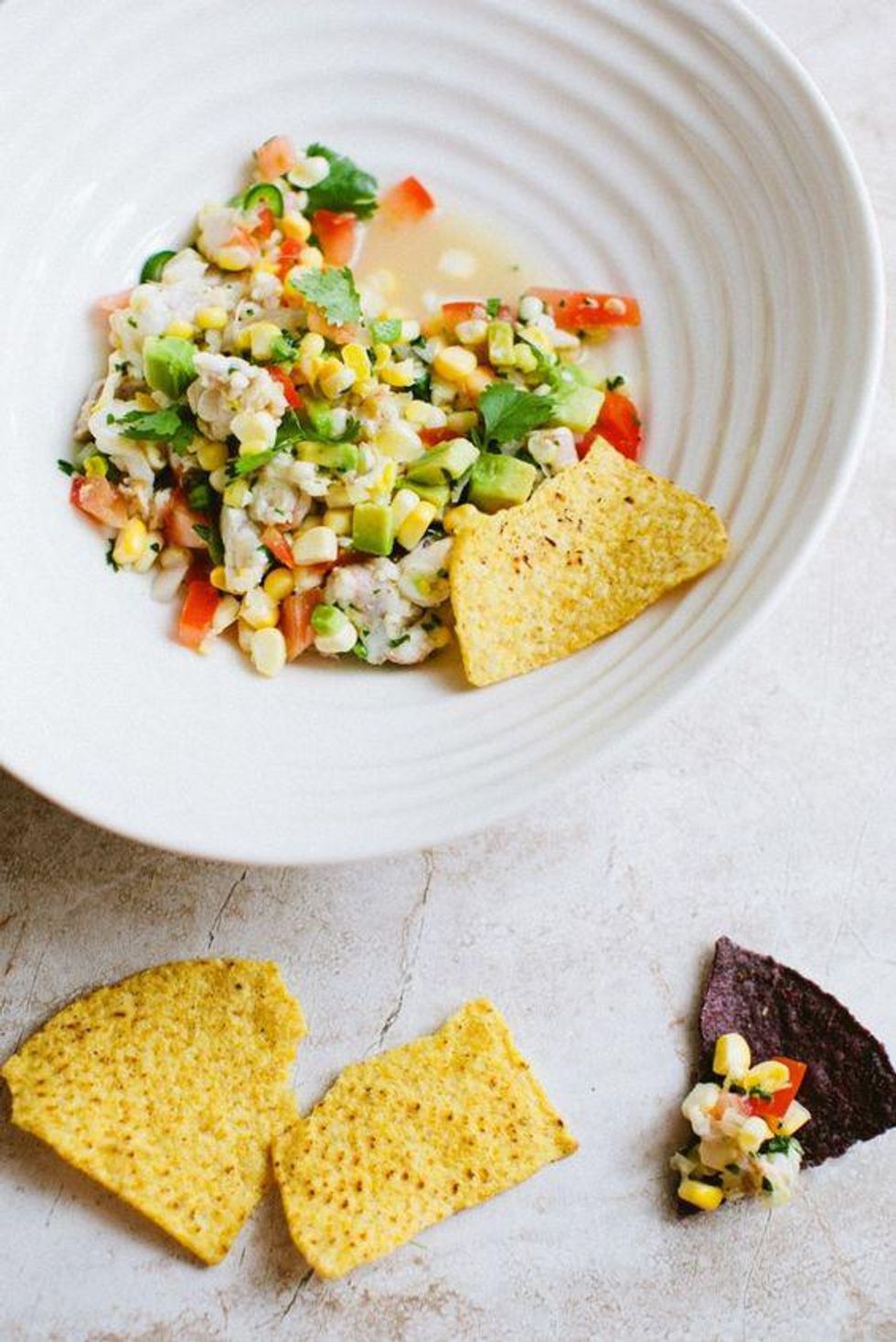 Shrimp + Sweet Corn Ceviche