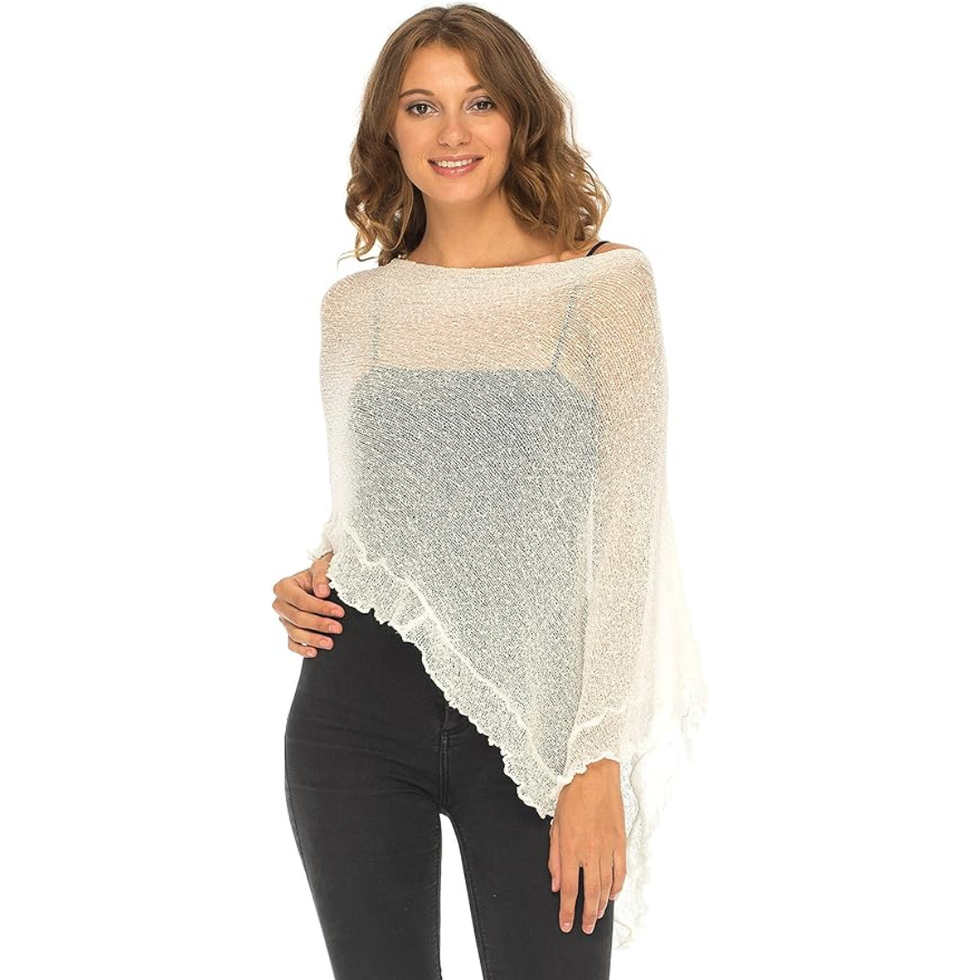 Shu-shi Sheer Poncho