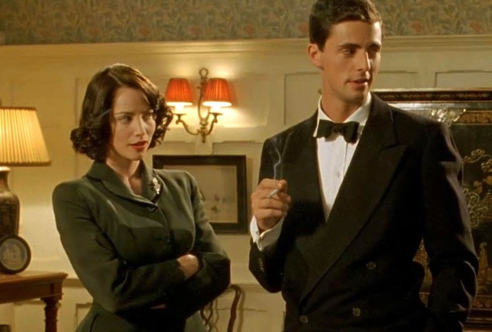 Sienna Guillory and Matthew Goode in Maple: A Murder Is Announced