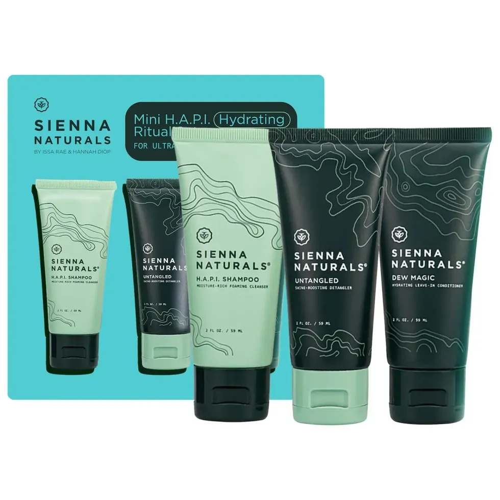 sienna naturals at sephora mini hydrating and detangling hair ritual set