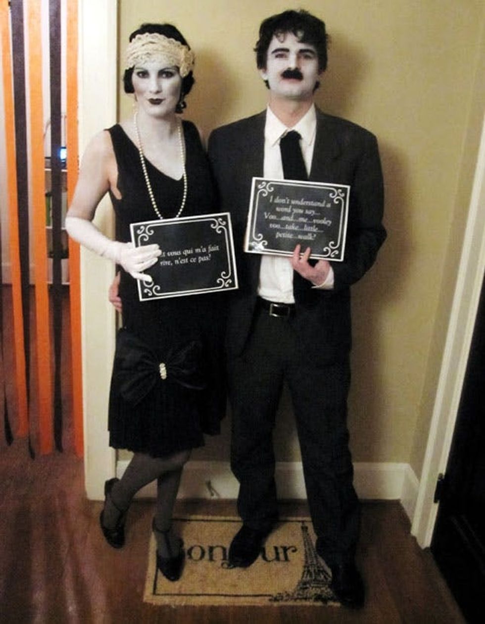 Silent Film Stars DIY Couples Costumes