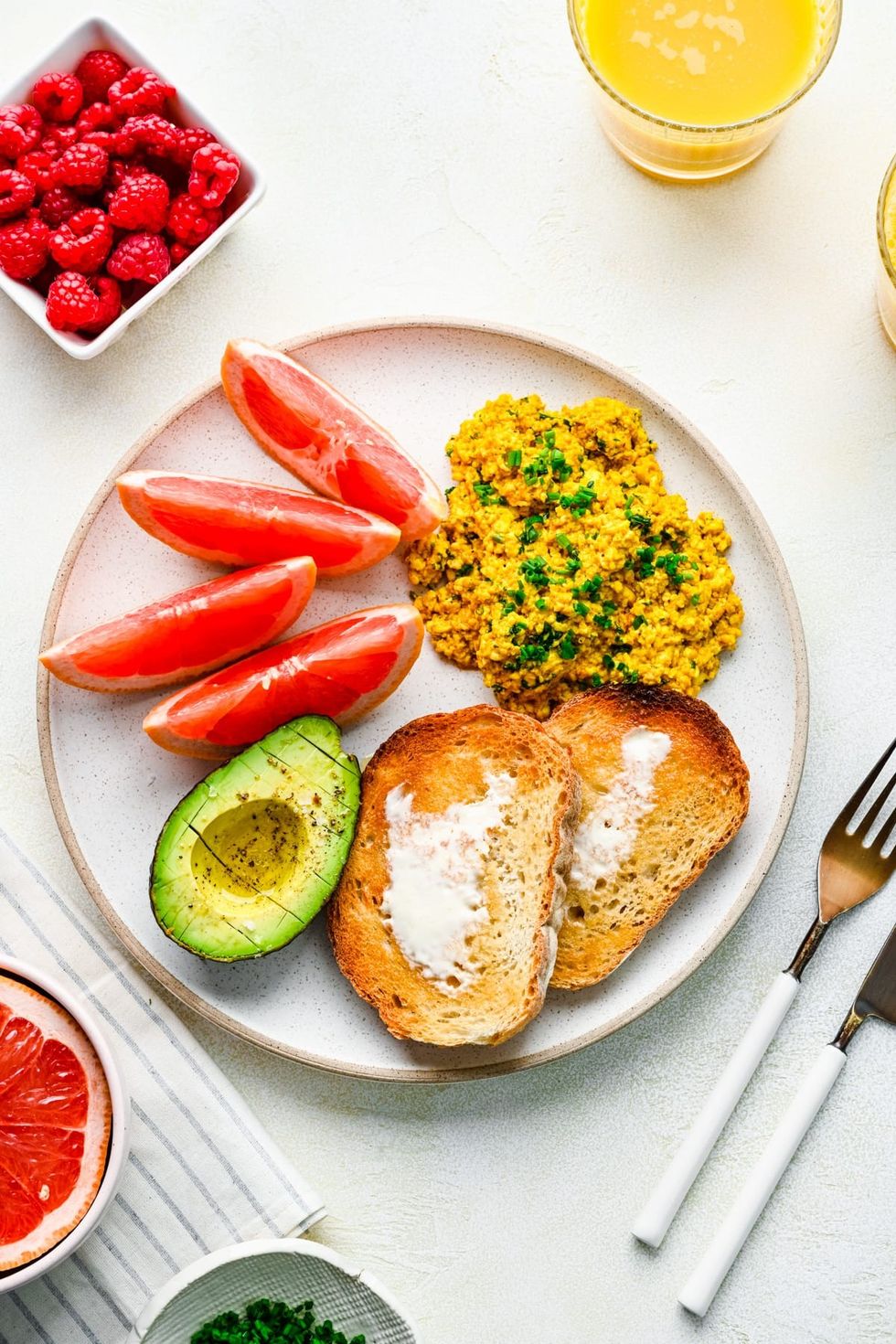 Silken Tofu Scramble