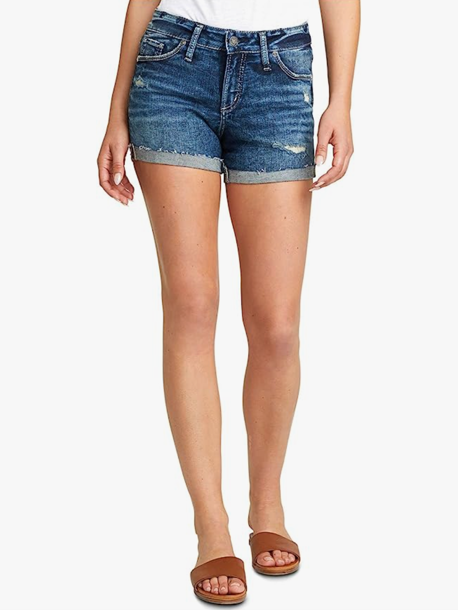 Silver Jeans Co. Women's Suki Mid Rise Short