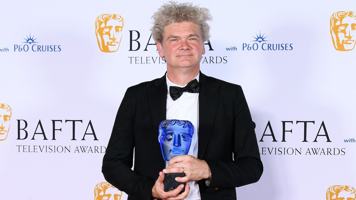 simon fanaby at the baftas