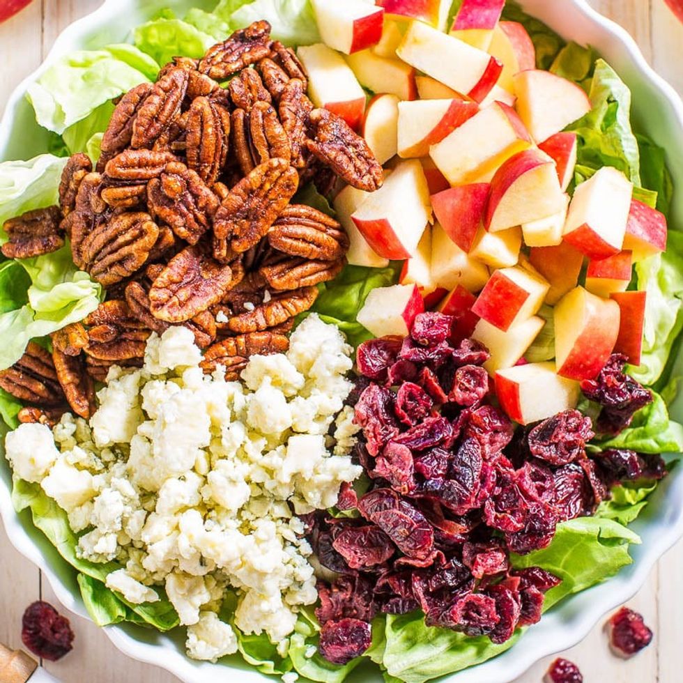 Simple Apple Cranberry Salad