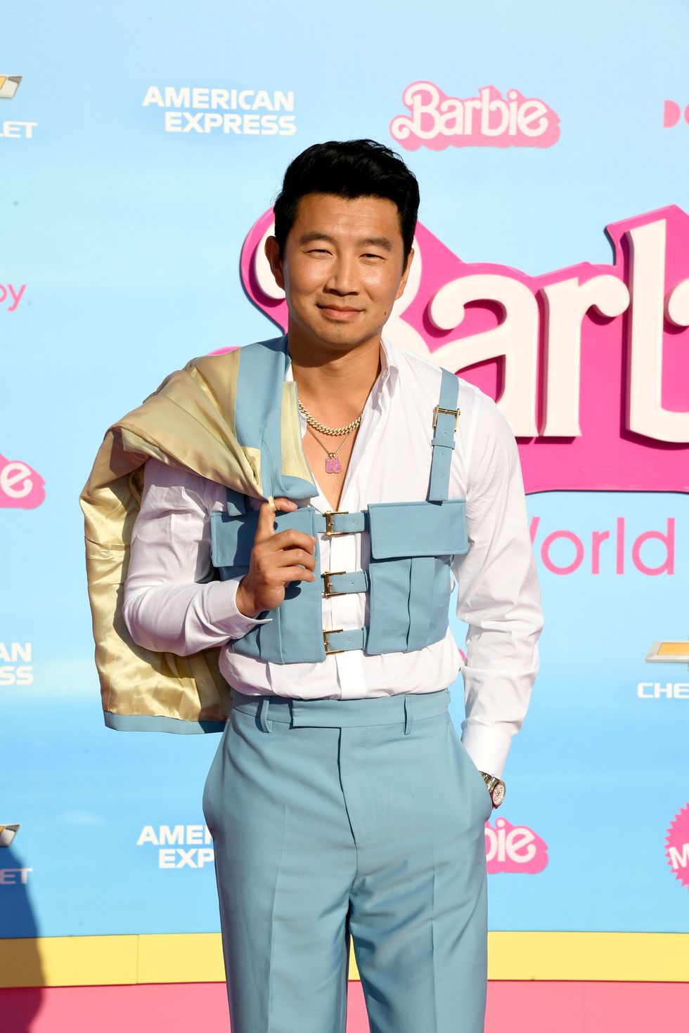 Simu Liu at 'Barbie' premiere