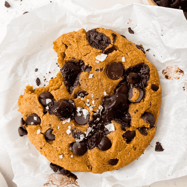 Single-Serve Pumpkin Chocolate Chip Cookie