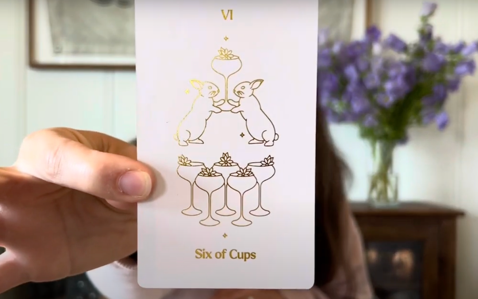 Six of Cups Tarot Card