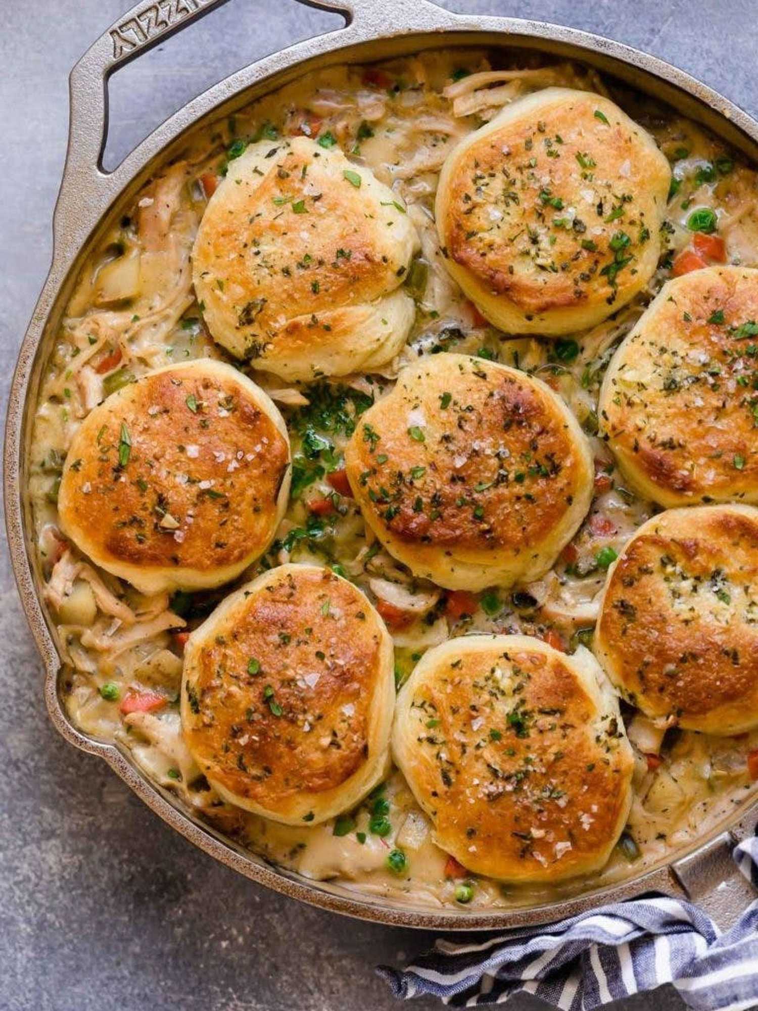 Skillet Chicken Pot Pie