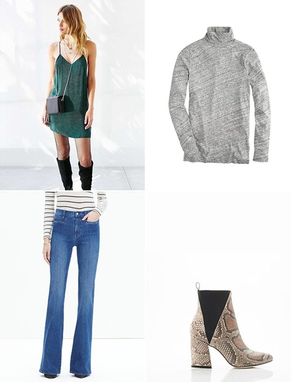 skinny-strap-green-glitter-dress