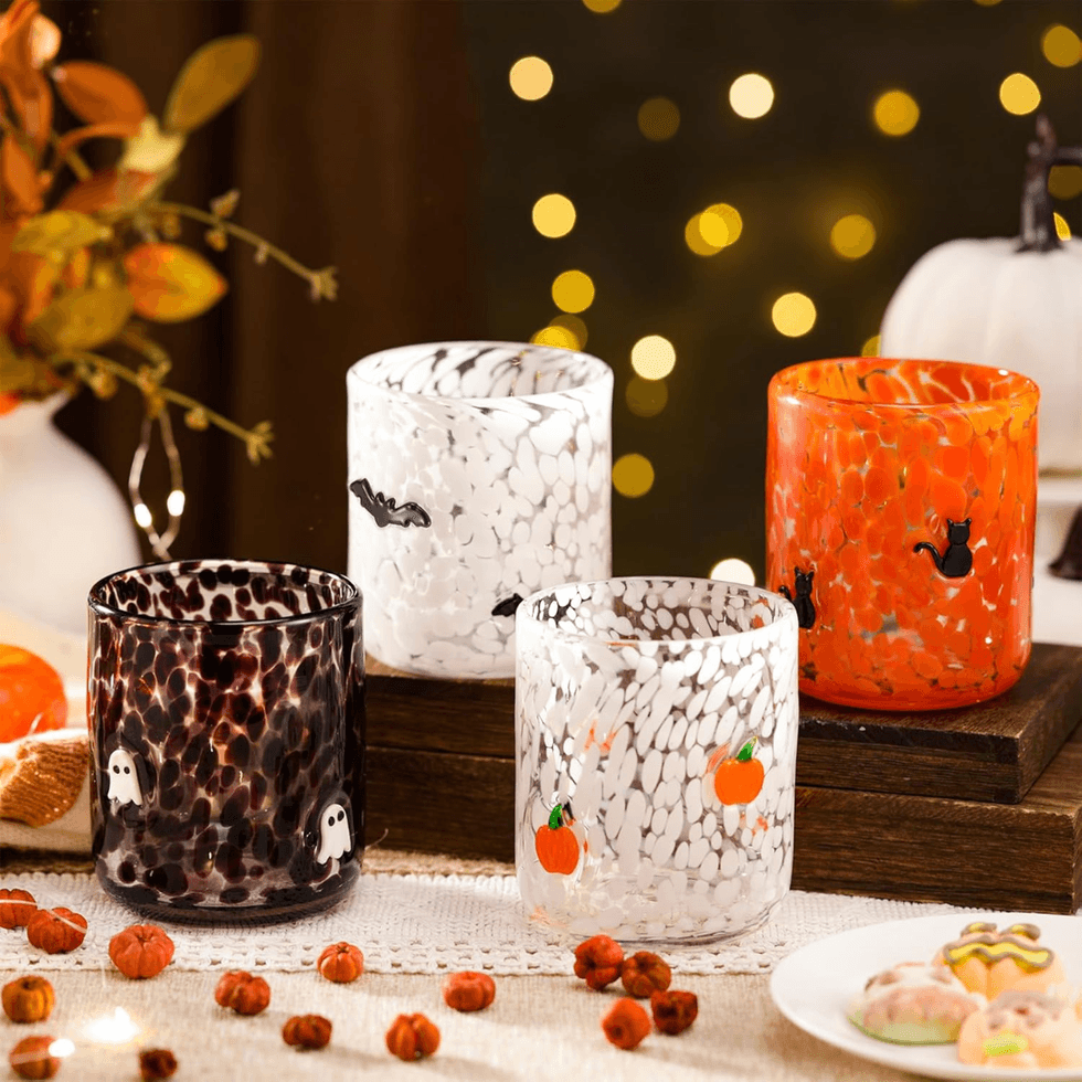 Skylety Halloween Icon Glass Cup Set