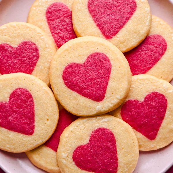 Slice and Bake Heart Cookies
