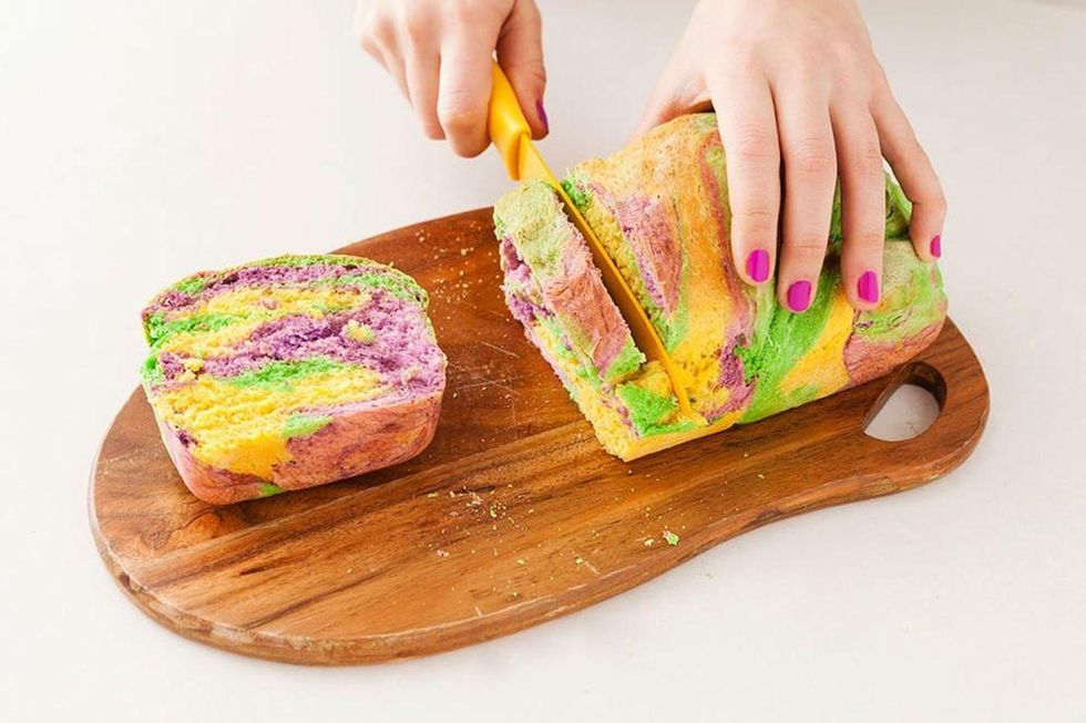 slice up the finished loaf