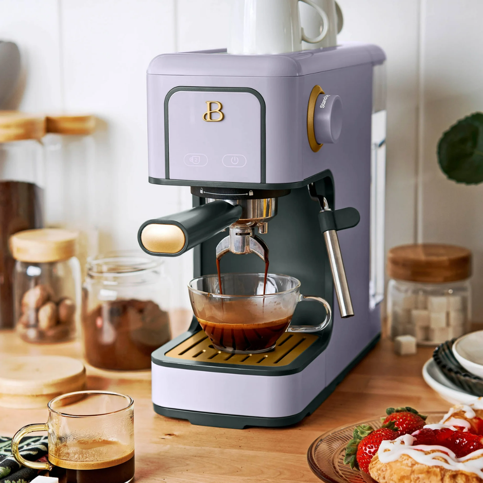Slim Lavender Espresso Maker