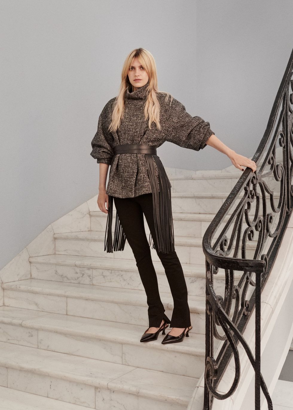 Slim Leggings and Belted Coat and other stories fall collection 2023