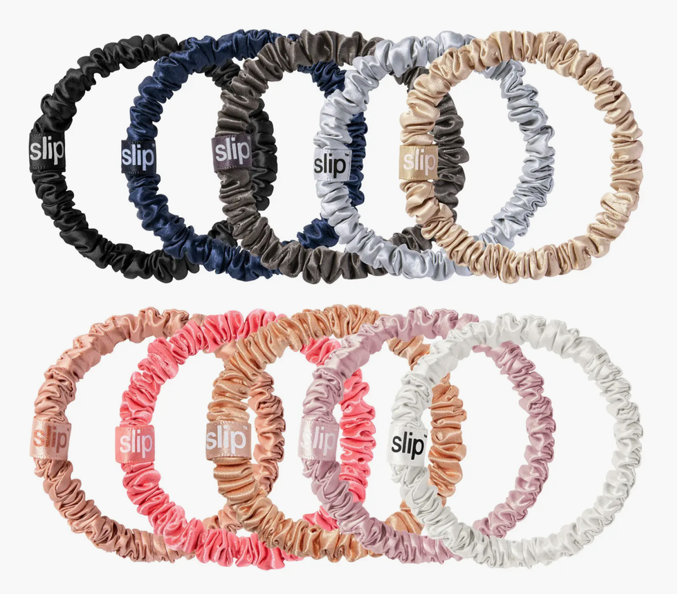 SLIP Pure Silk 10-Pack Skinny Scrunchies