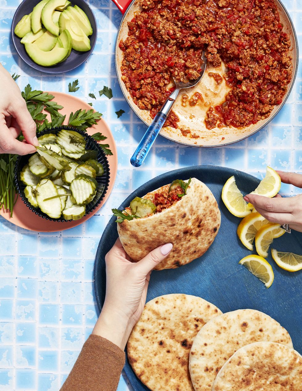 Sloppy Joe Pitas recipe for madegood x molly yeh collection