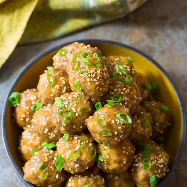 Slow Cooker Asian Meatballs
