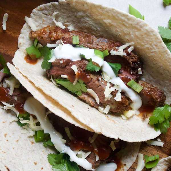 Slow Cooker Beef Brisket Tacos