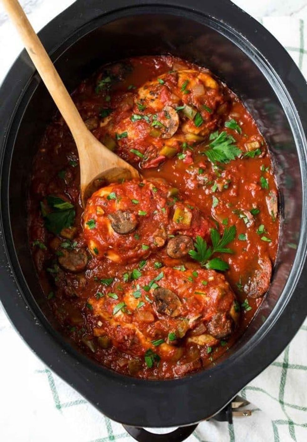 Slow Cooker Chicken Cacciatore Healthy Crockpot Recipes