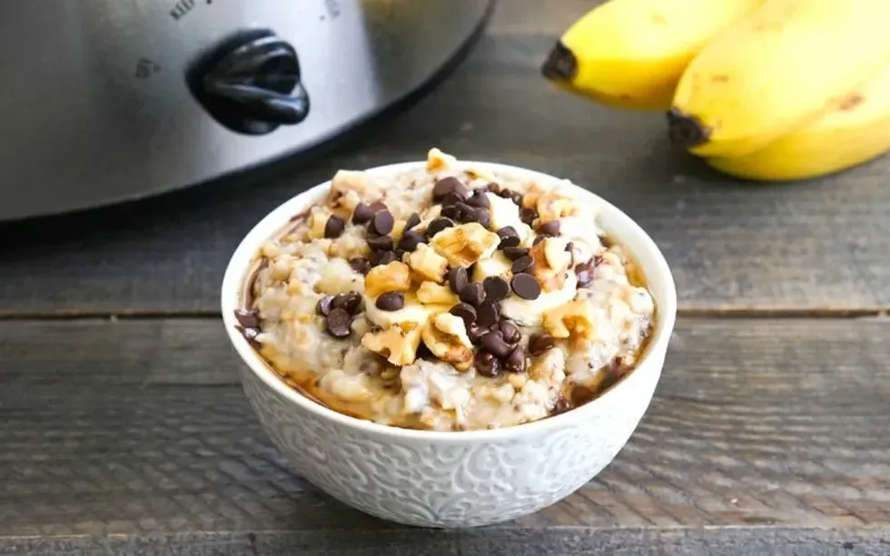Slow-Cooker Chunky Money Steel Cut Oats