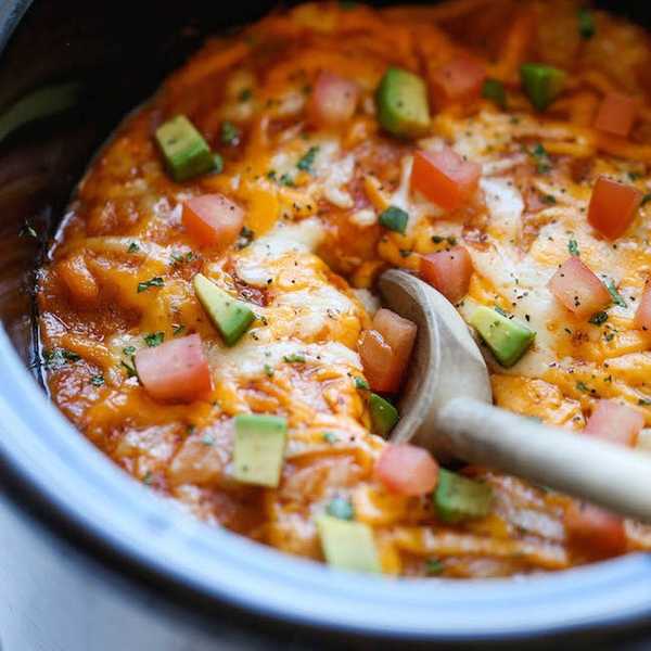 Slow-Cooker Recipe Idea Enchilada Casserole