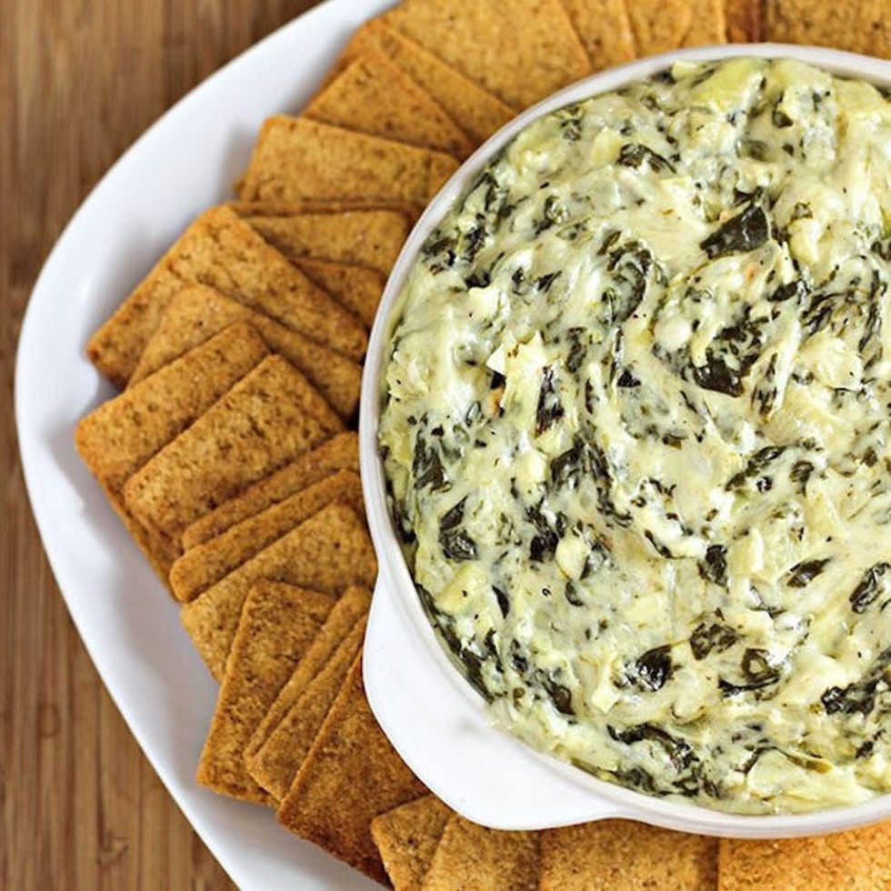 Slow Cooker Spinach and Artichoke Dip