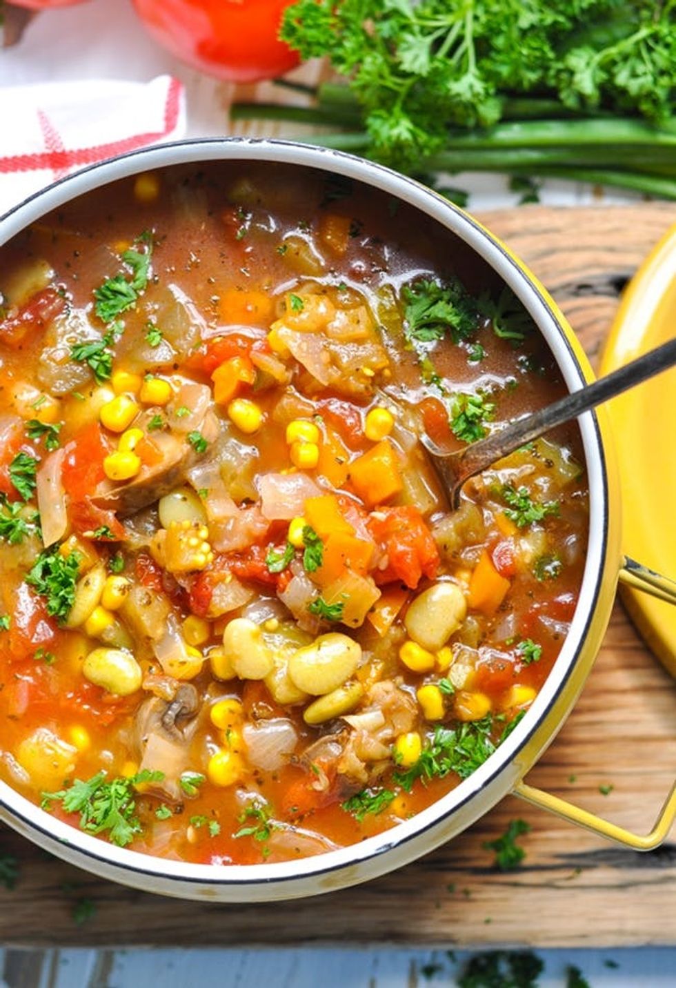 Slow Cooker Summer Vegetable Soup