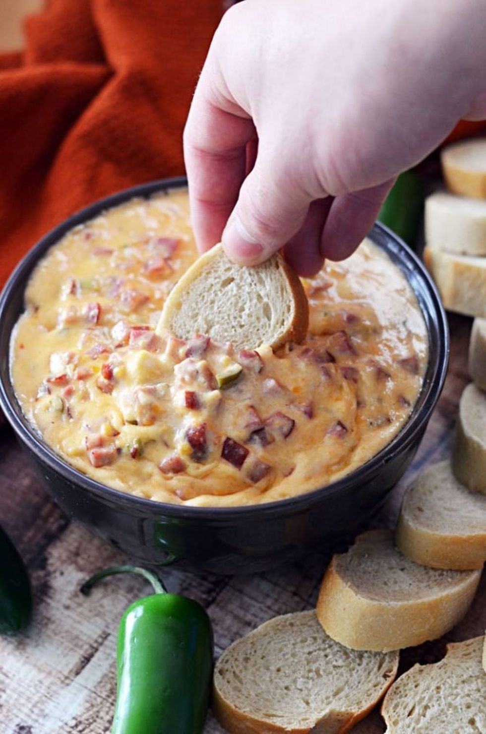 Slow Cooker Sweet Heat Kielbasa Dip