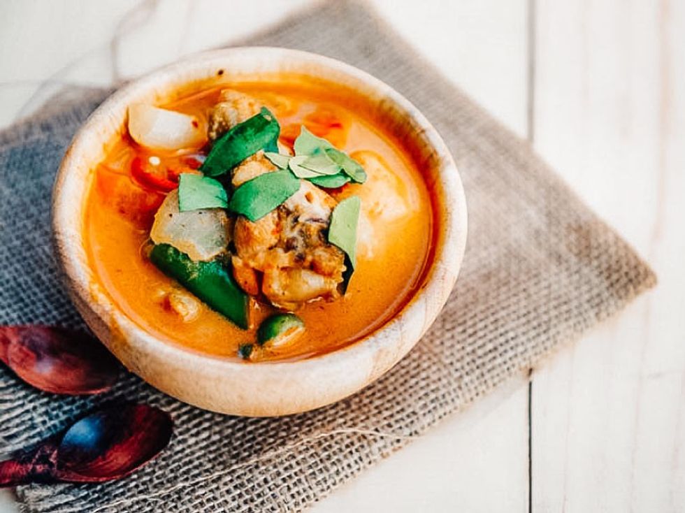 Slow Cooker Thai Chicken Recipe with Peanut Sauce