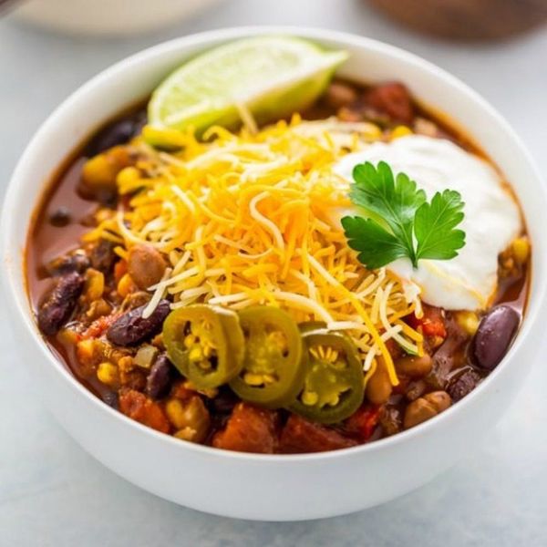 Slow Cooker Turkey Chili