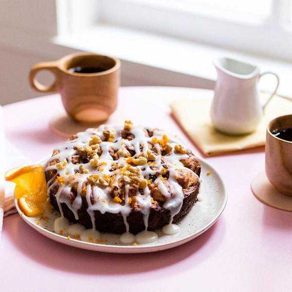 Slow-Cooker, Vegan Cinnamon Roll Casserole