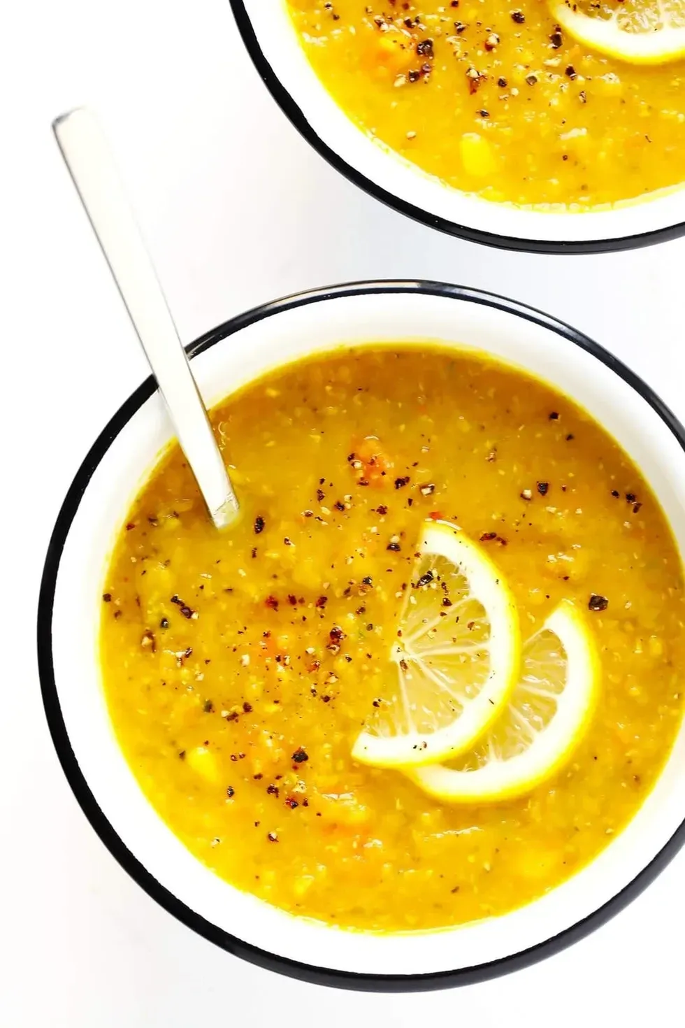 Slow-Cooker Vegan Lemon Lentil Soup