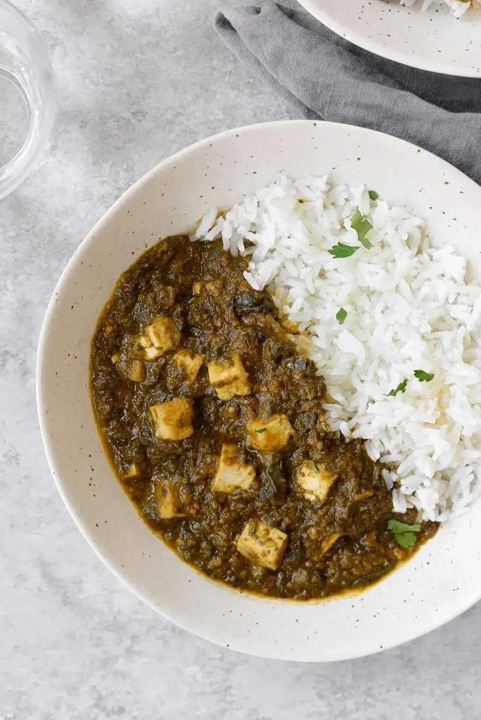 Slow-Cooker Vegan Saag Paneer