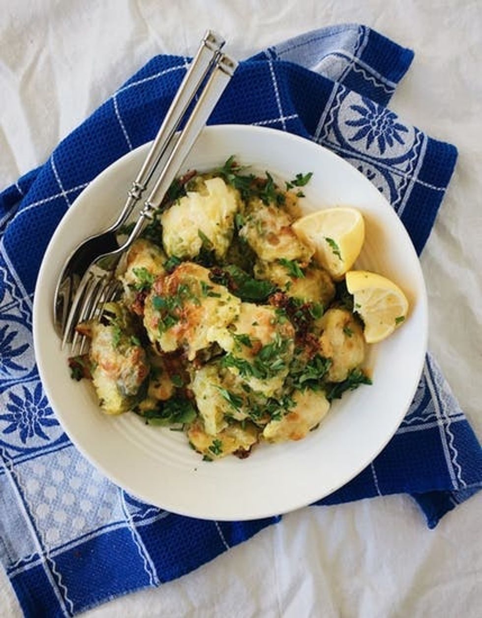 Smashed Brussel Sprouts