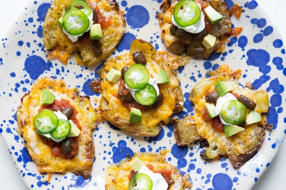 Smashed Potato Nachos