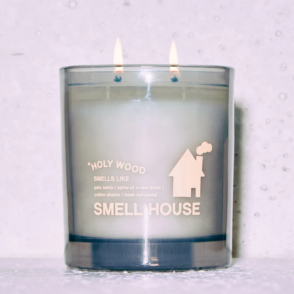 Smell House Holy Wood Candle