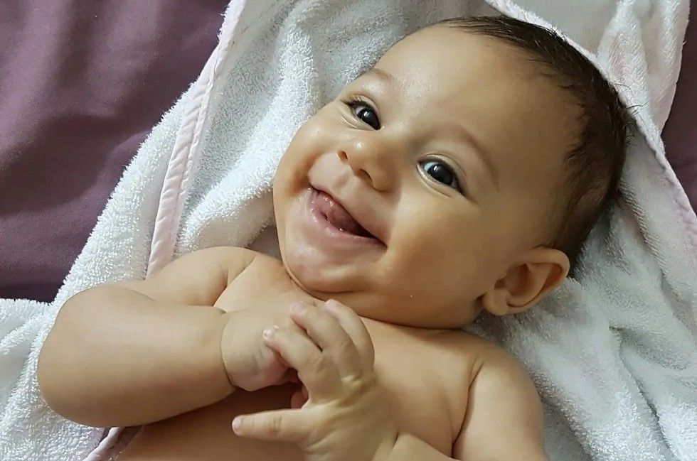 smiling baby