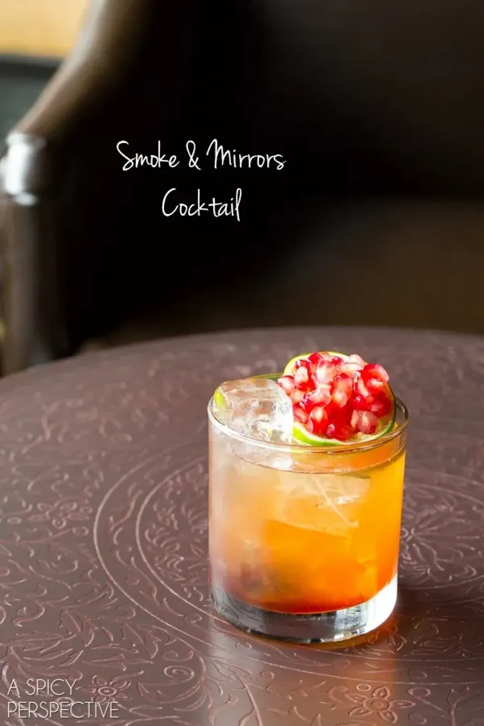 Smoke & mirrors cocktail