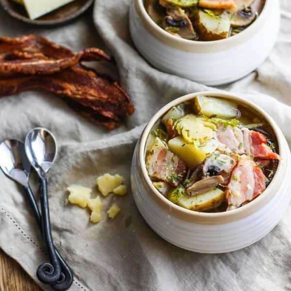 Smoked Bacon Veggie Soup