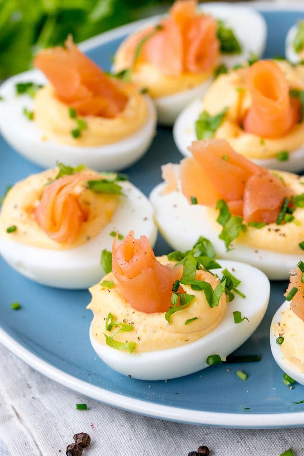 smoked salmon deviled eggs recipe