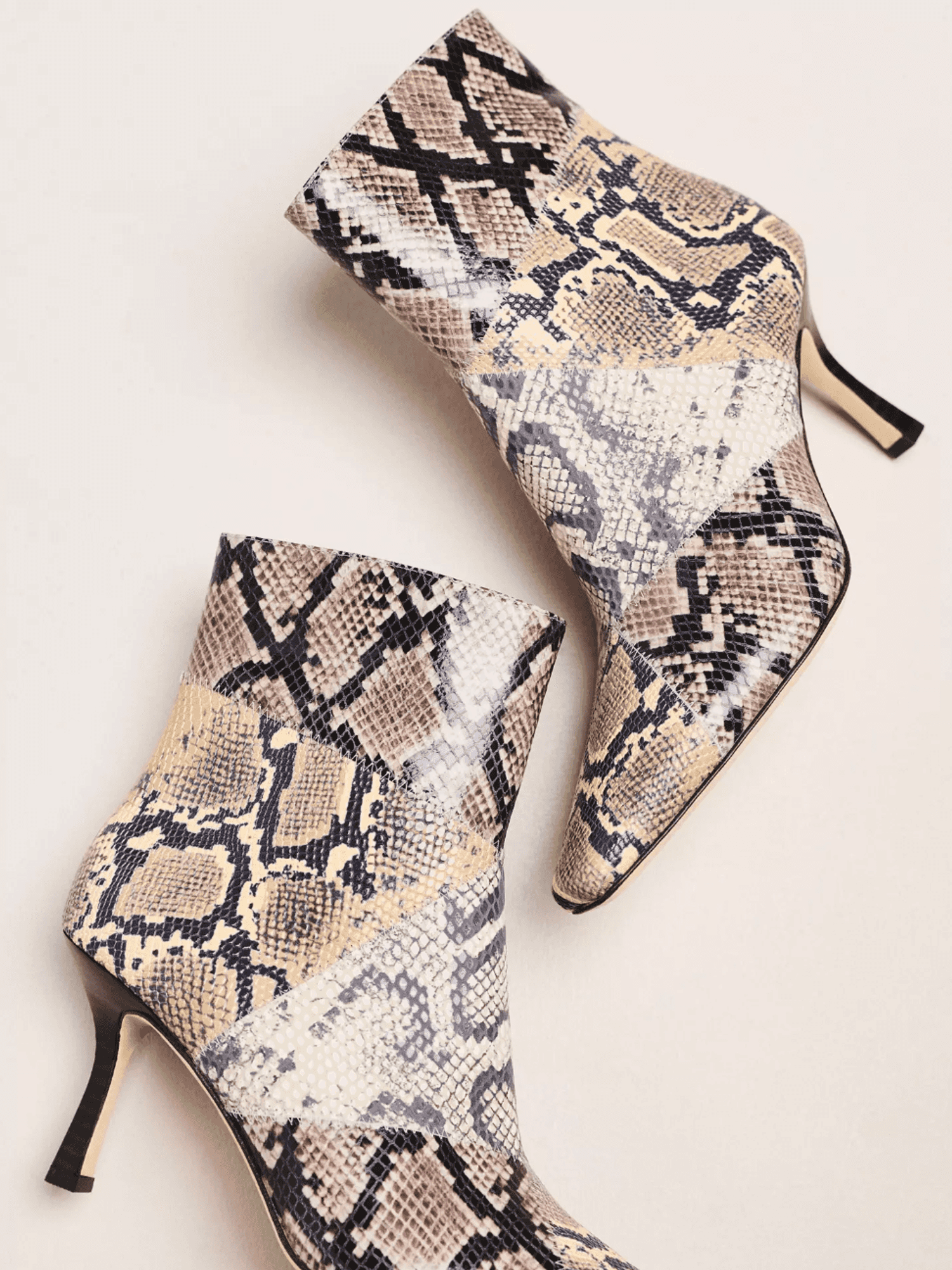 Snip-Toe Heeled Boots