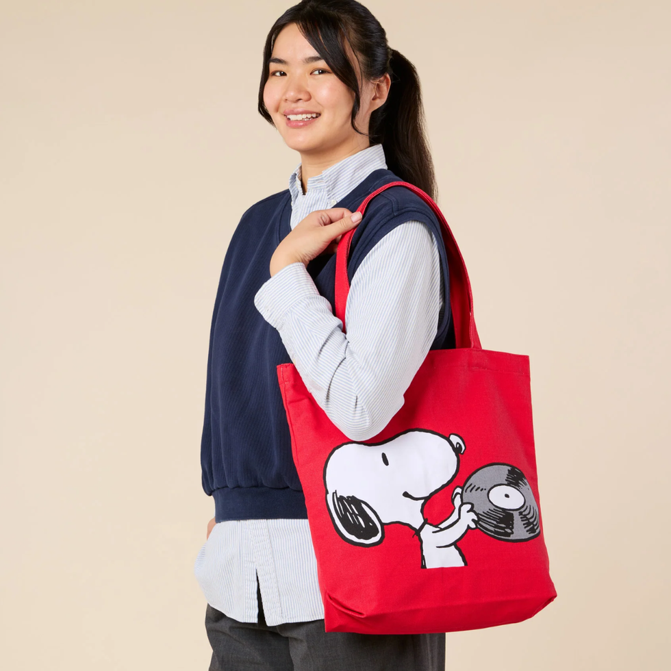 Snoopy Cotton Canvas Tote Bag