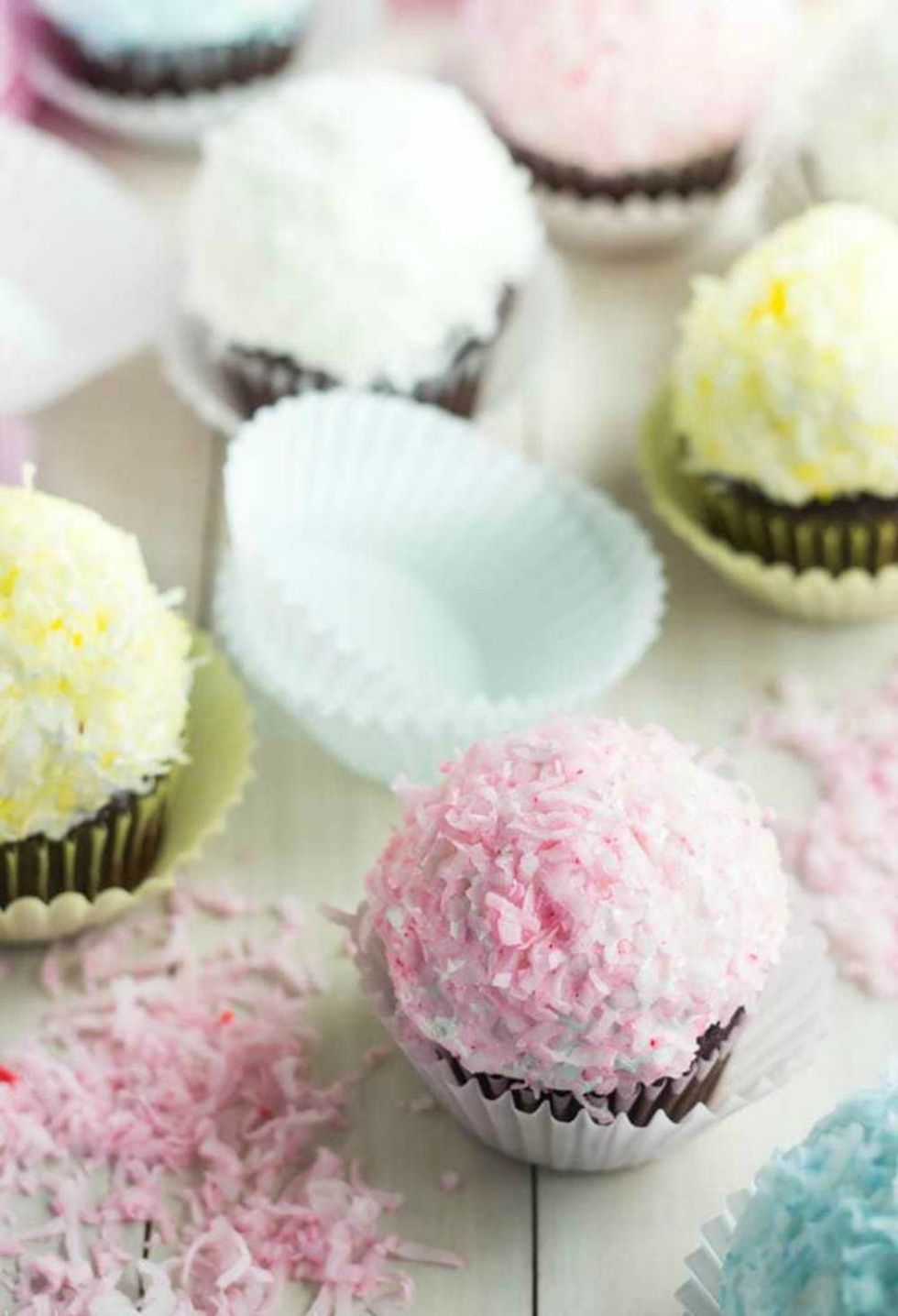 Snowball Cupcakes