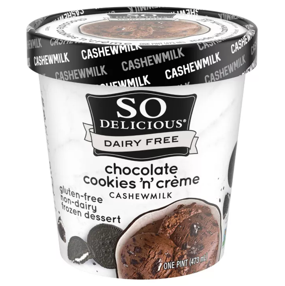 So Delicious Chocolate Cookies 'N' Cream Cashew Milk Ice Cream