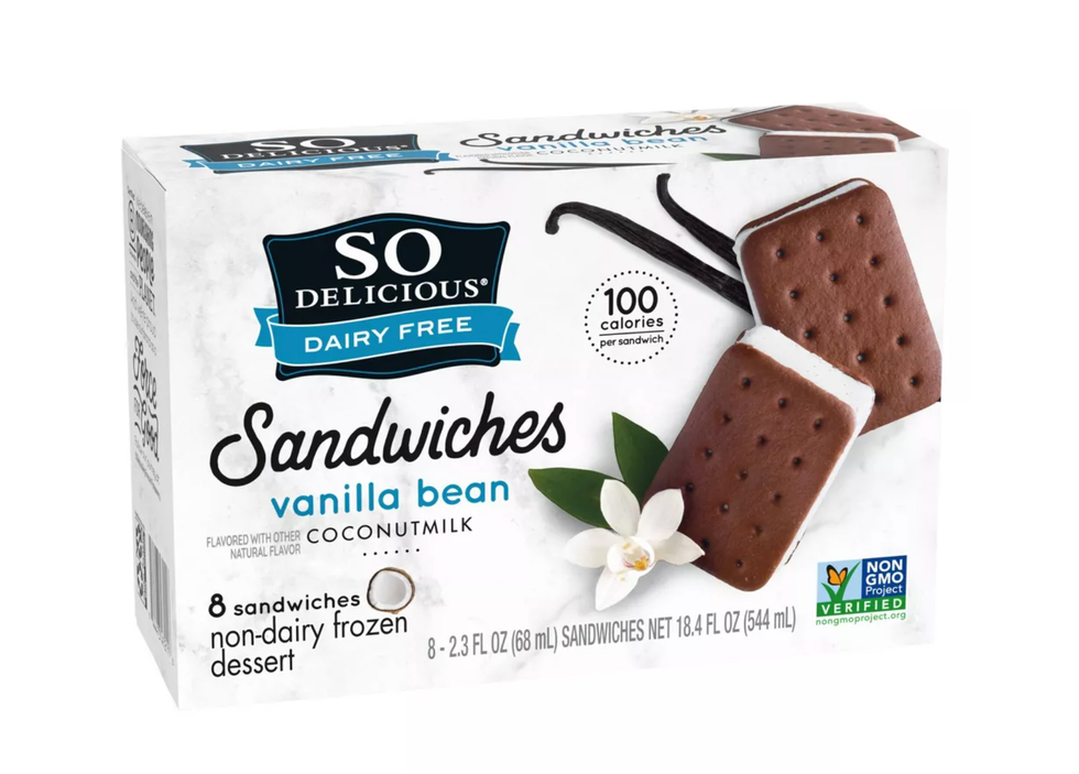 So Delicious Coconut Milk Vanilla Ice Cream Sandwiches